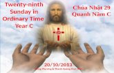 Twenty-ninth Sunday in Ordinary Time  Year C
