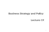 Business  Strategy and Policy