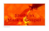 Study in Mark’s Gospel