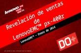Revelación de ventas de LenovoEMC™ px-400r