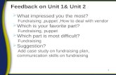 Feedback on Unit 1& Unit 2