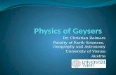 Physics of Geysers