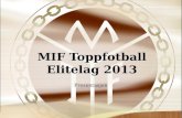 MIF Toppfotball Elitelag 2013