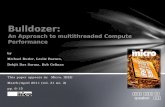 Bulldozer: An Approach to multithreaded Compute Performance