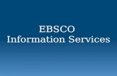 EBSCO  Information Services