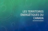 Les  territoires énergétiques  du CANADA