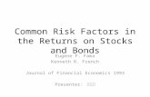Common Risk Factors in the Returns on Stocks and Bonds