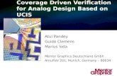 Coverage Driven Verification for  A nalog Design Based on UCIS