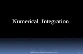 Numerical   Integration