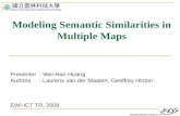 Modeling Semantic Similarities in Multiple Maps