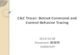 C&C Tracer:  Botnet  Command and Control Behavior Tracing