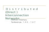 Ｄｉｓｔｒｉｂｕｔｅｄ (Direct ) Interconnection Networks