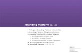 Branding Platform  구축 전략