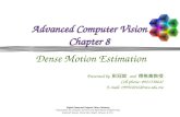 Advanced Computer Vision Chapter 8