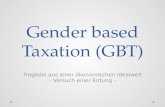 Gender based Taxation (GBT)