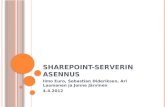 SharePoint-serverin asennus