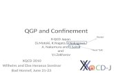 QGP and Confinement