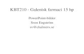 KBT210 - Galenisk farmaci 15 hp