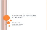 Chapitre 10: Financial Planning