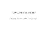 TCP/32764  backdoor