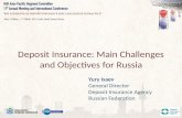 Deposit Insurance: Main Challenges and Objectives for Russia