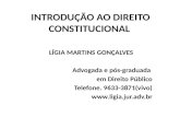 INTRODUÇÃO AO DIREITO CONSTITUCIONAL