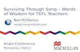 Surviving Through Song – Words of Wisdom for TEFL Teachers