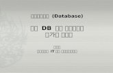 데이터베이스  (Database) 관계  DB  설계 알고리즘과 추가적 정규형 문양세 강원대학교  IT 대학  컴퓨터과학전공