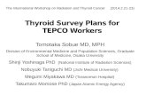 Thyroid Survey Plans for TEPCO Workers