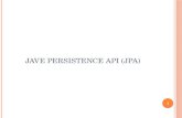 JAVE PERSISTENCE API ( jpa )