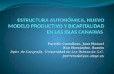 Estructura autonómica, nuevo modelo productivo y  bicapitalidad  en las islas Canarias