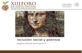 Inclusión social y pobreza