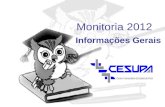 Monitoria  2012