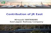 Contribution of JR East