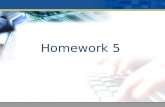 Homework  5