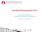 Sociale Plattegrond 2013  toelichting databank &  webapplicatie