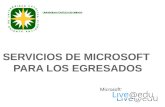 SERVICIOS DE MICROSOFT  PARA LOS EGRESADOS