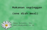 Makanan sepinggan (one dish meal)