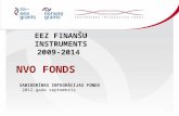 EEZ FINANŠU INSTRUMENTS 2009-2014  NVO FONDS