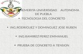 BENEMERITA UNIVERSIDAD    AUTONOMA DE PUEBLA TECNOLOGIA DEL CONCRETO