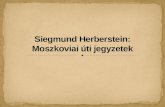 Siegmund Herberstein: Moszkoviai úti jegyzetek