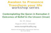 Contemplating the Quran in Ramadan-3 Outcomes of Belief in the Unseen ( Iman )