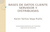 BASES DE DATOS CLIENTE SERVIDOR Y DISTRIBUIDAS