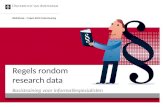 Regels rondom research data
