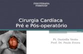 Cirurgia Cardíaca  Pré e Pós-operatório