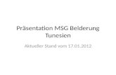 Präsentation MSG  Belderung  Tunesien