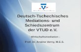 Deutsch-Tschechisches Mediations- und  Schiedszentrum der VTUD e.V.