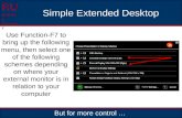 Simple Extended Desktop