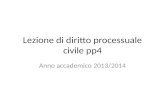Lezione di diritto processuale civile pp4