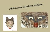 Afrikaanse maskers maken